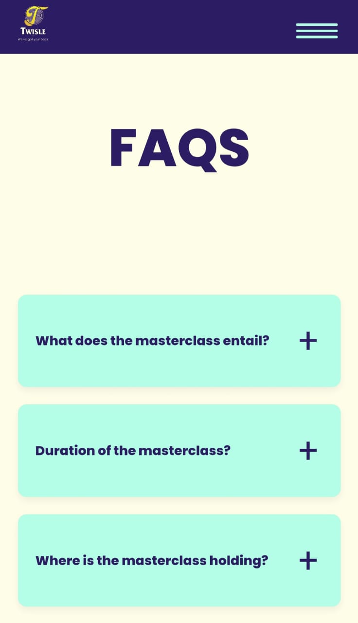 screenshot of learning platform website with different courses