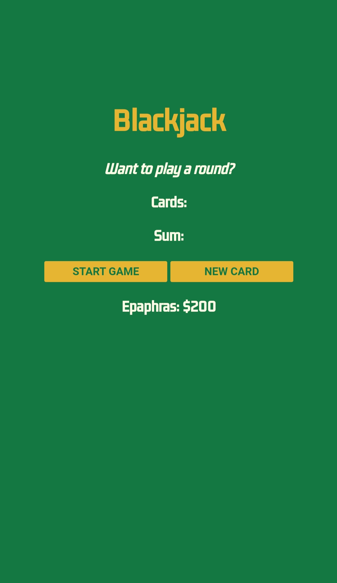 a screenshotof a blackjack game